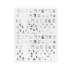 Moyra Nail Stickers No. 03, sølv